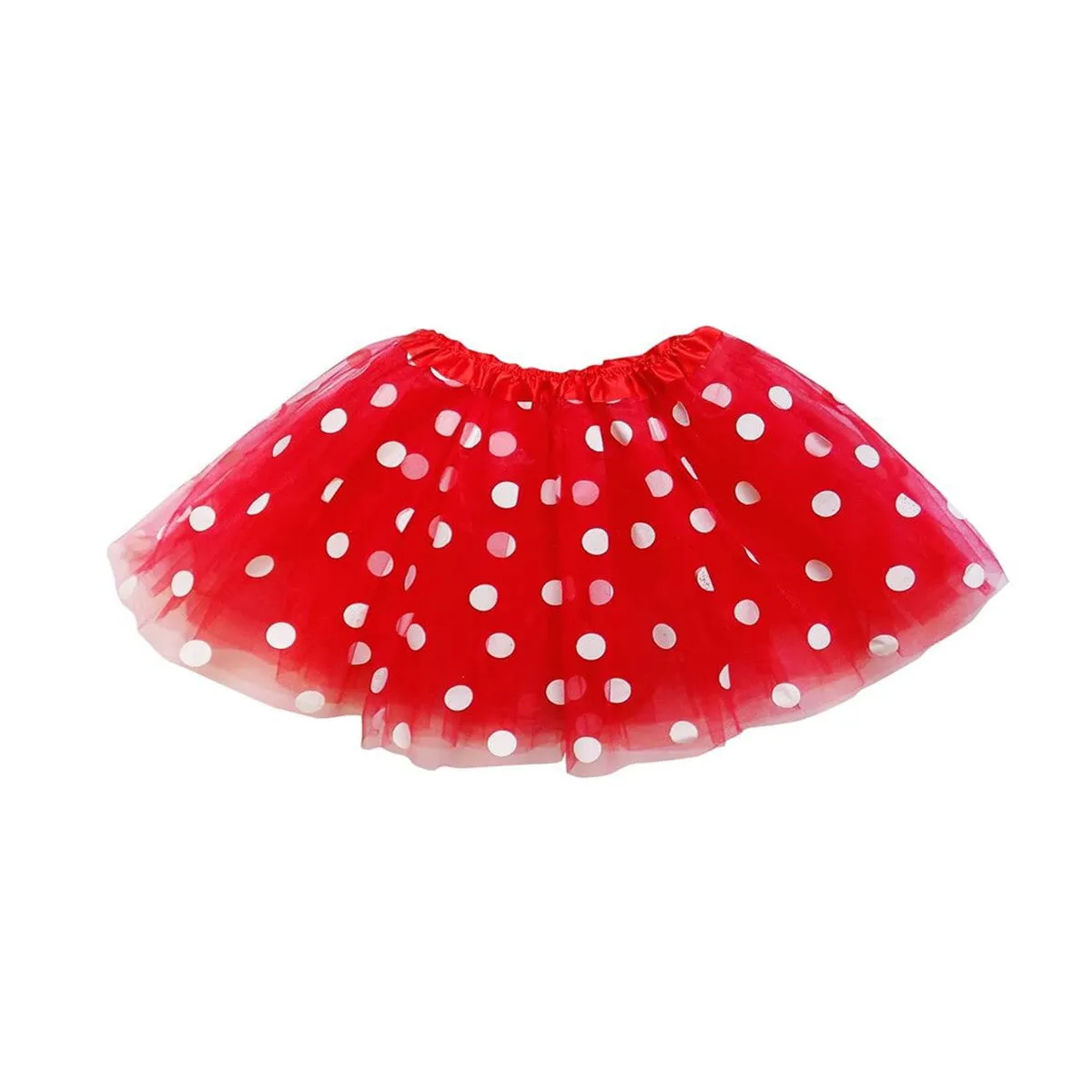 3 Layer Polka Dot  Kids Children Tutu Skirts