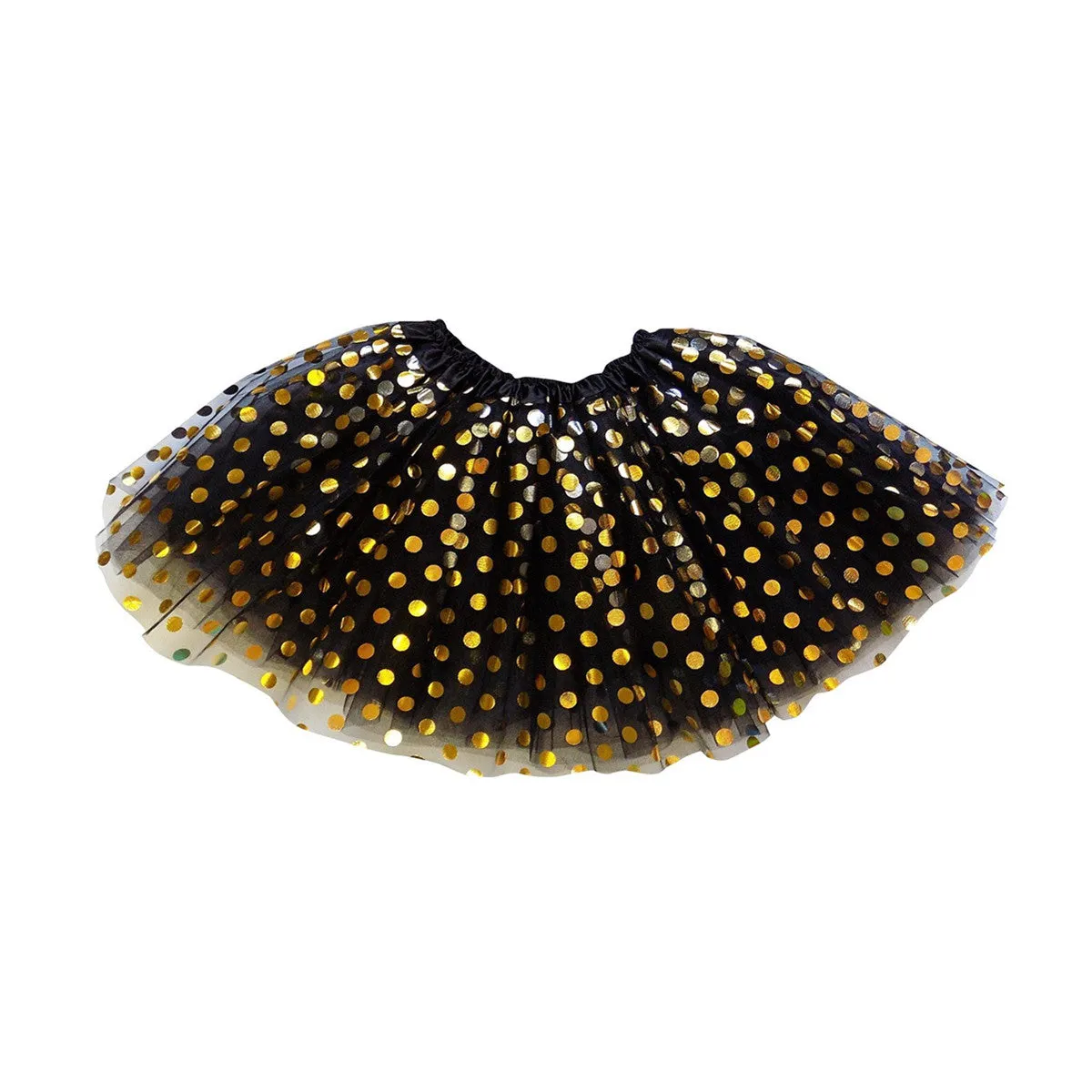 3 Layer Polka Dot  Kids Children Tutu Skirts