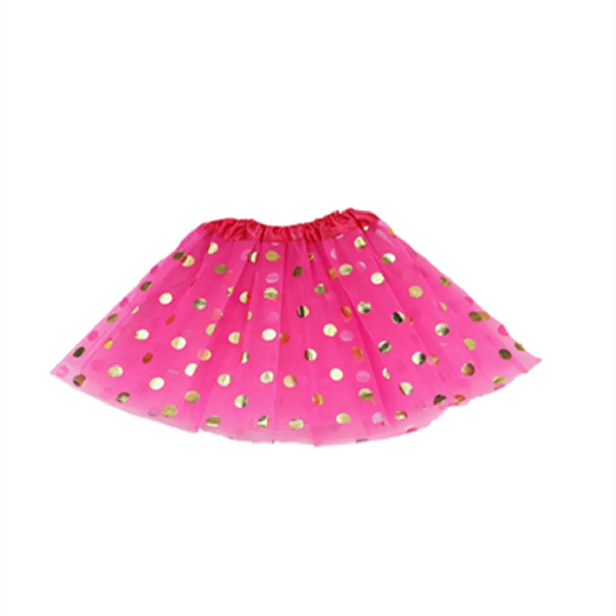 3 Layer Polka Dot  Kids Children Tutu Skirts