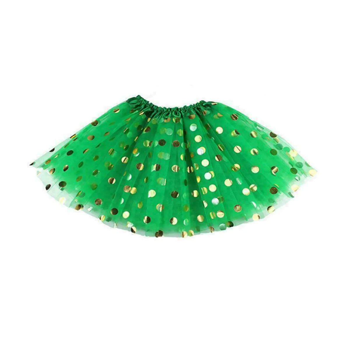 3 Layer Polka Dot  Kids Children Tutu Skirts