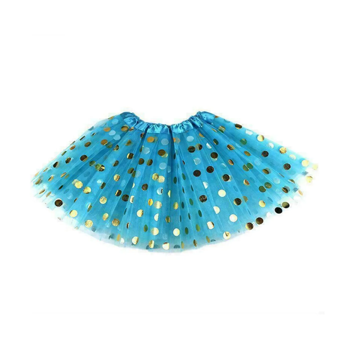 3 Layer Polka Dot  Kids Children Tutu Skirts