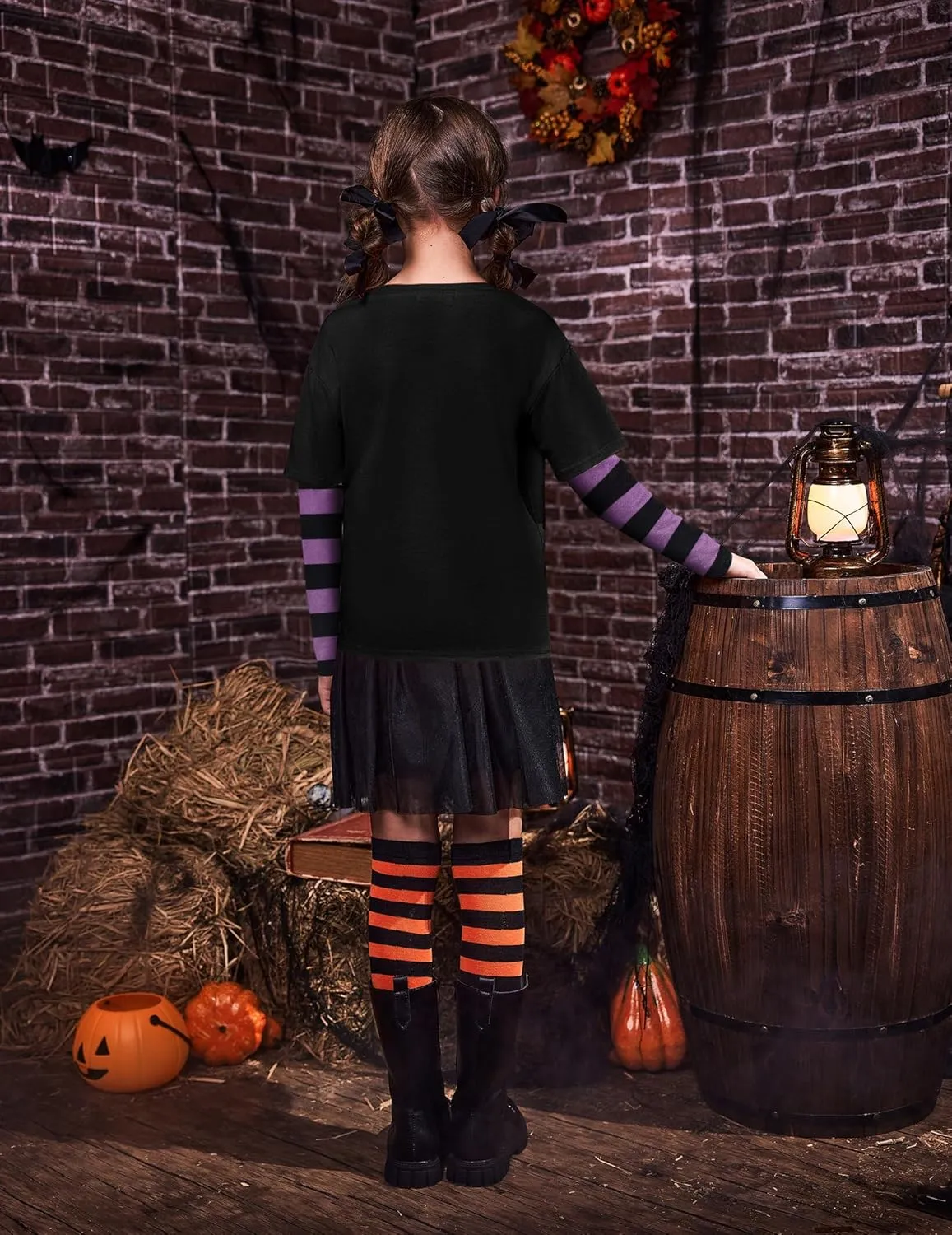 Arshiner Girls Christmas Halloween Long Sleeve Graphic Top