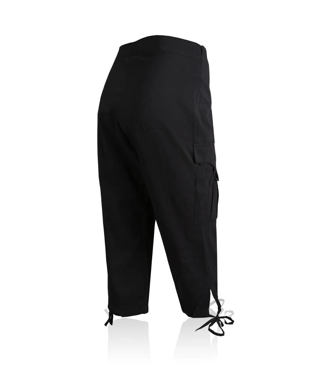 ATHLETE Women's Tie-Front Relaxed Slouchy Crop Pants, Style PS10