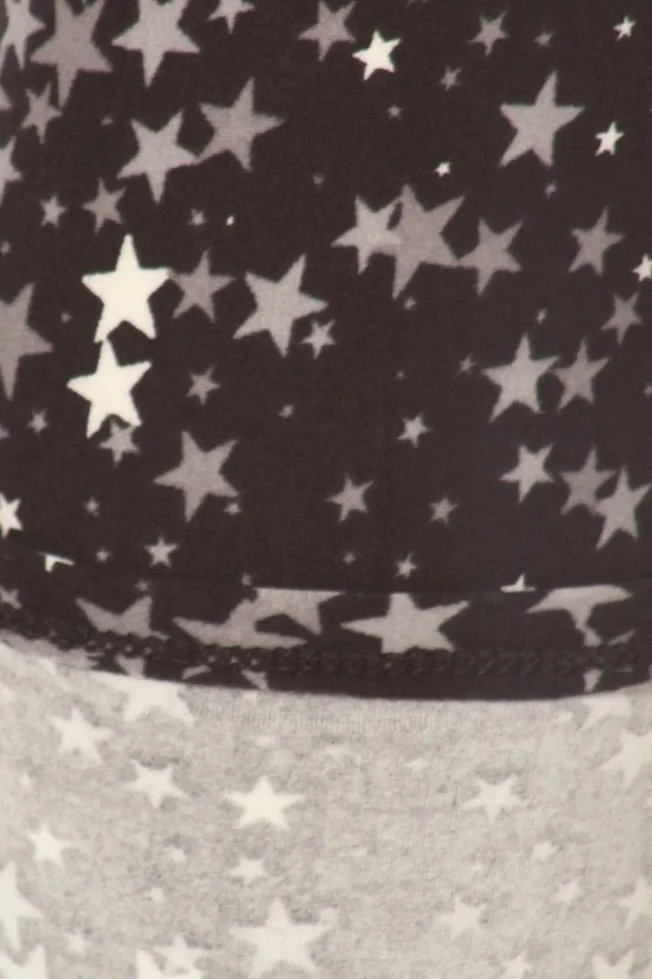 Black Stars Design Leggings