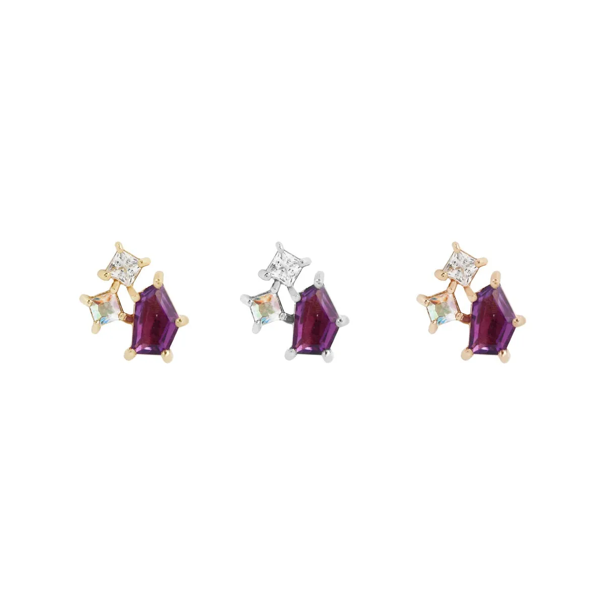 Buddha Jewelry Lyra Amethyst   Mercury Mist Topaz   CZ