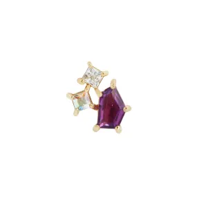 Buddha Jewelry Lyra Amethyst   Mercury Mist Topaz   CZ