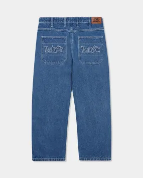 Butter Goods - Breakdown Relaxed Denim Jeans - Solid Blue