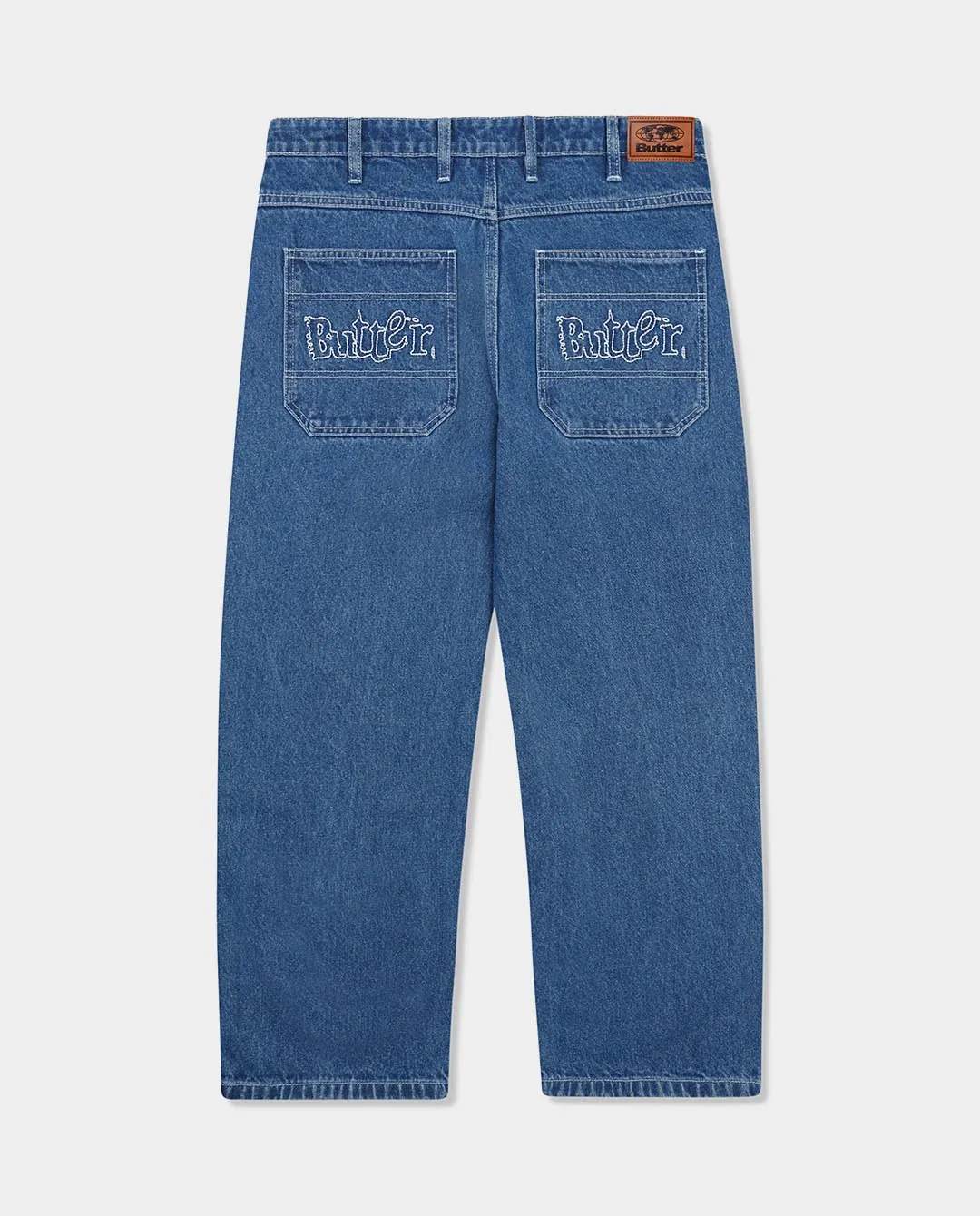 Butter Goods - Breakdown Relaxed Denim Jeans - Solid Blue