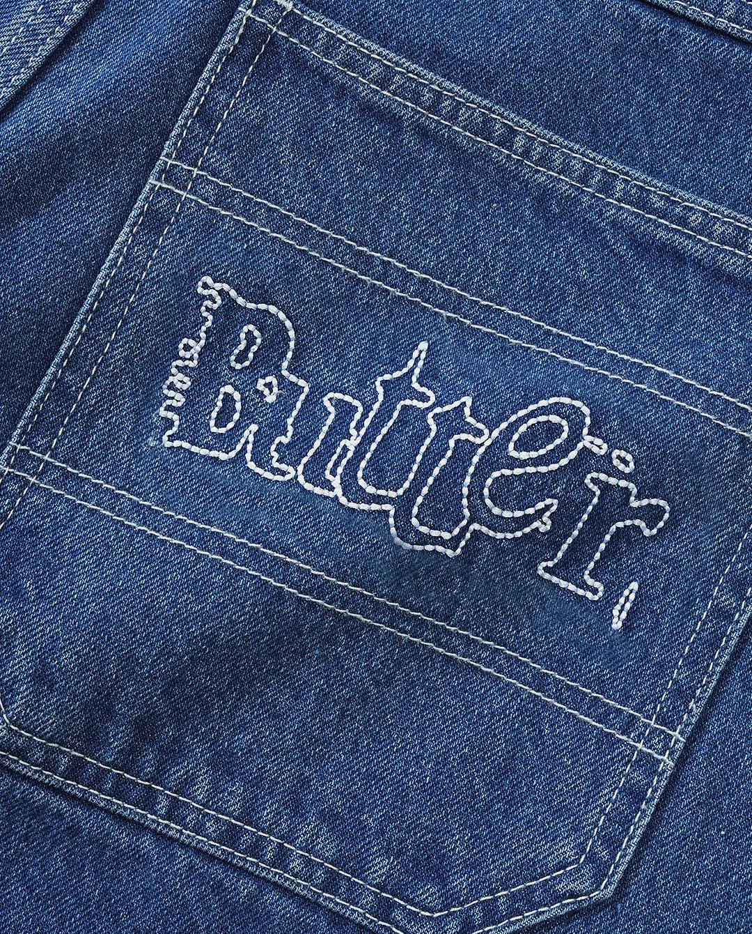 Butter Goods - Breakdown Relaxed Denim Jeans - Solid Blue
