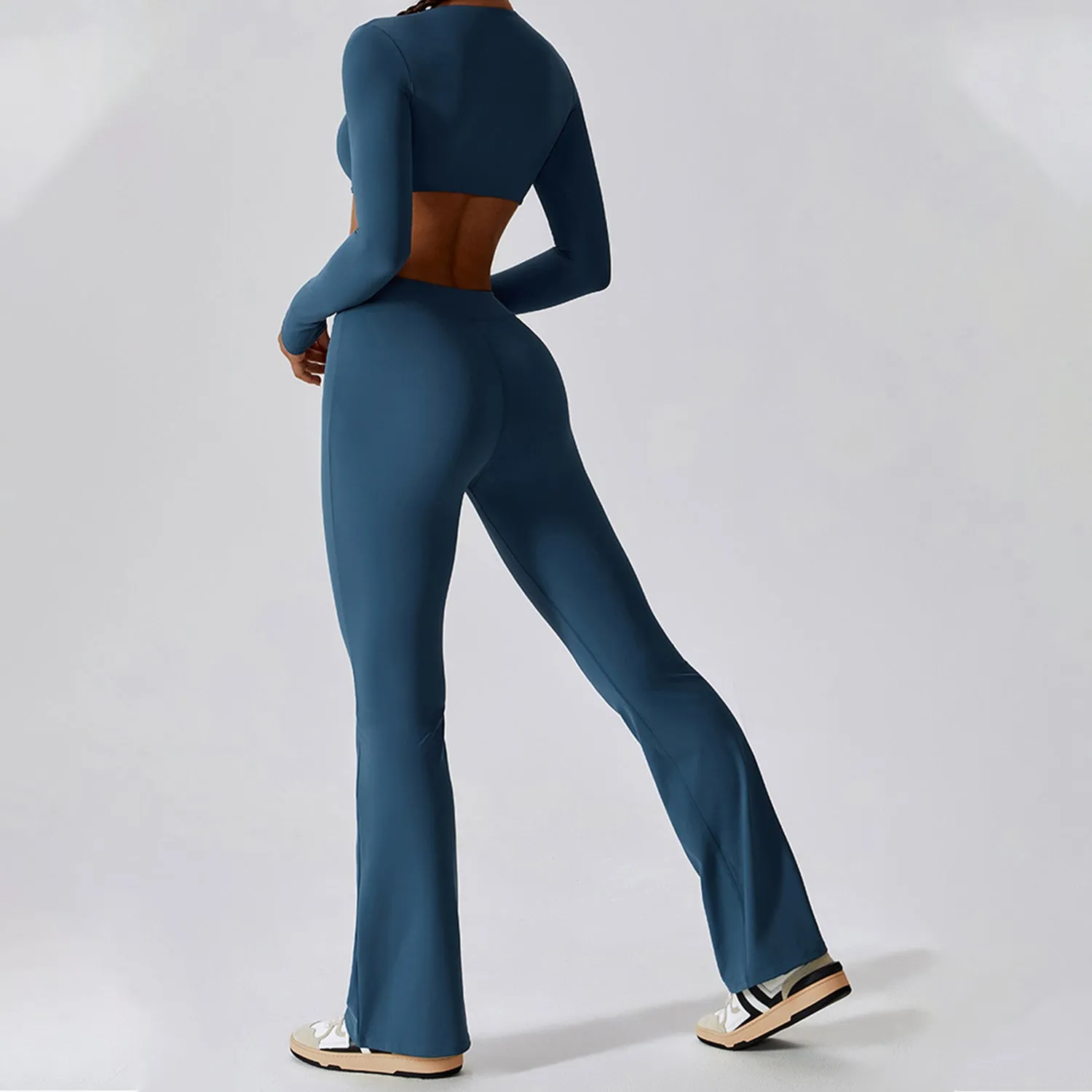 Butterfly Twist Front Long Sleeve Top