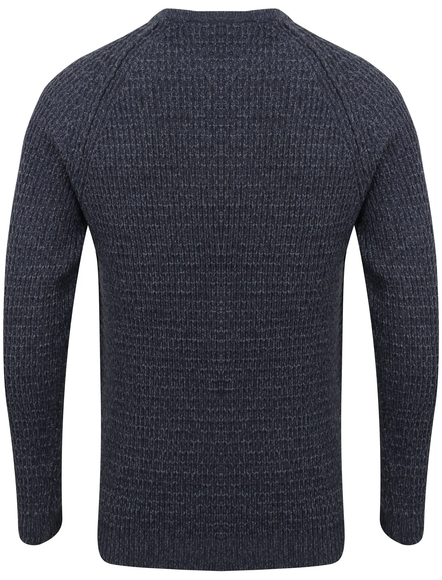 Camdale Waffle Knitted Jumper In Dark Navy / Blue - Kensington Eastside