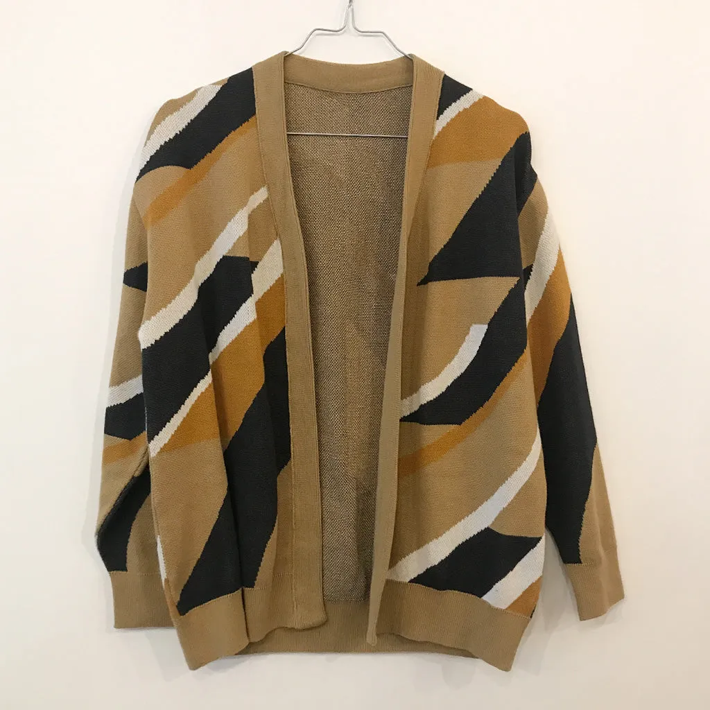 Cardigan Oversized Raw Umber - Sample