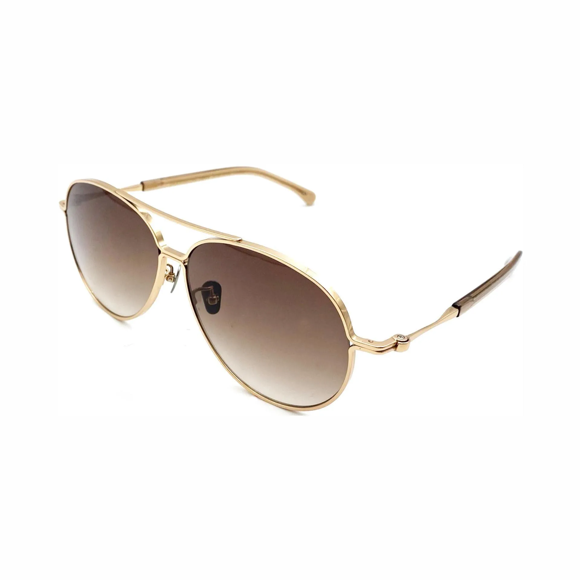 Chic Canadian Titanium Sunglasses with Luxurious Rose & Gold Details for Optimal Sun Protection