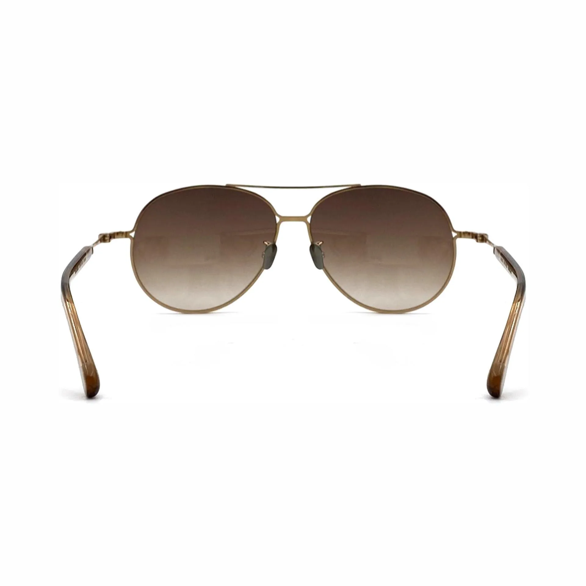 Chic Canadian Titanium Sunglasses with Luxurious Rose & Gold Details for Optimal Sun Protection
