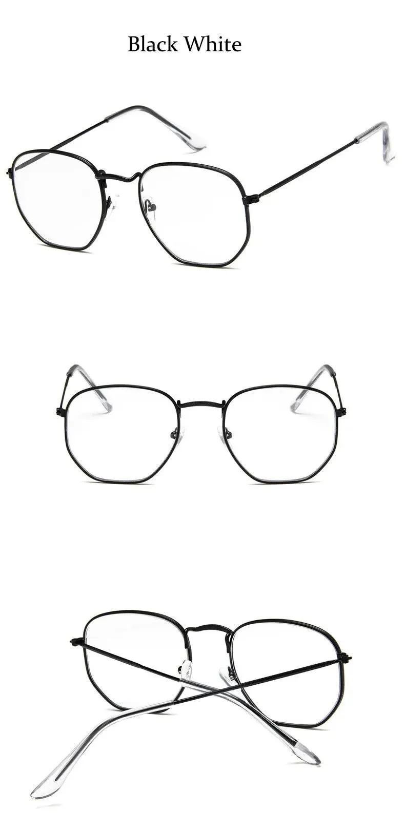 Chic Hexagonal Sunglasses with UV Protection and Timeless Style