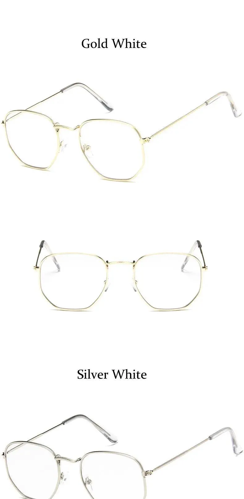 Chic Hexagonal Sunglasses with UV Protection and Timeless Style