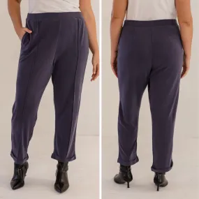 Chloe Pintuck Taper Pant, Ink Navy
