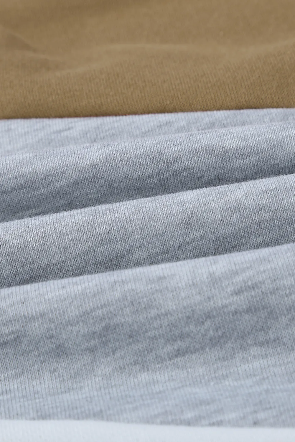 Colorblock Cowl Neck Pullover Hoodie
