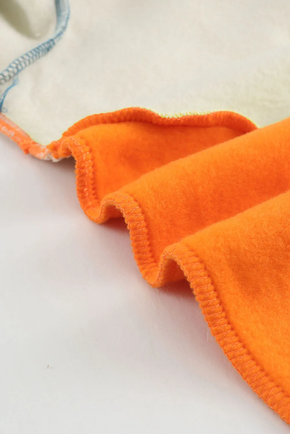 Colorblock Cowl Neck Pullover Hoodie