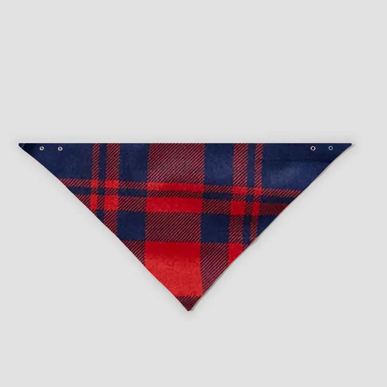 Cute Dog Prints Blue Long Sleeves Top with Red & Blue Plaid Pants Family Matching Pajamas