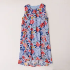 Floral A-Line Ruffle Dress