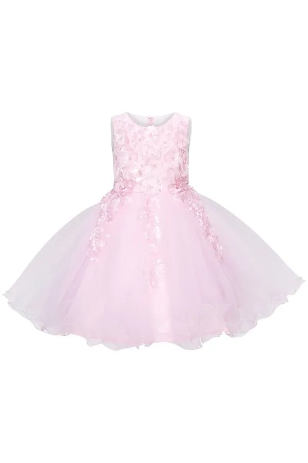 Floral Bodice Lace Girl Dress by Cinderella Couture USA AS9122