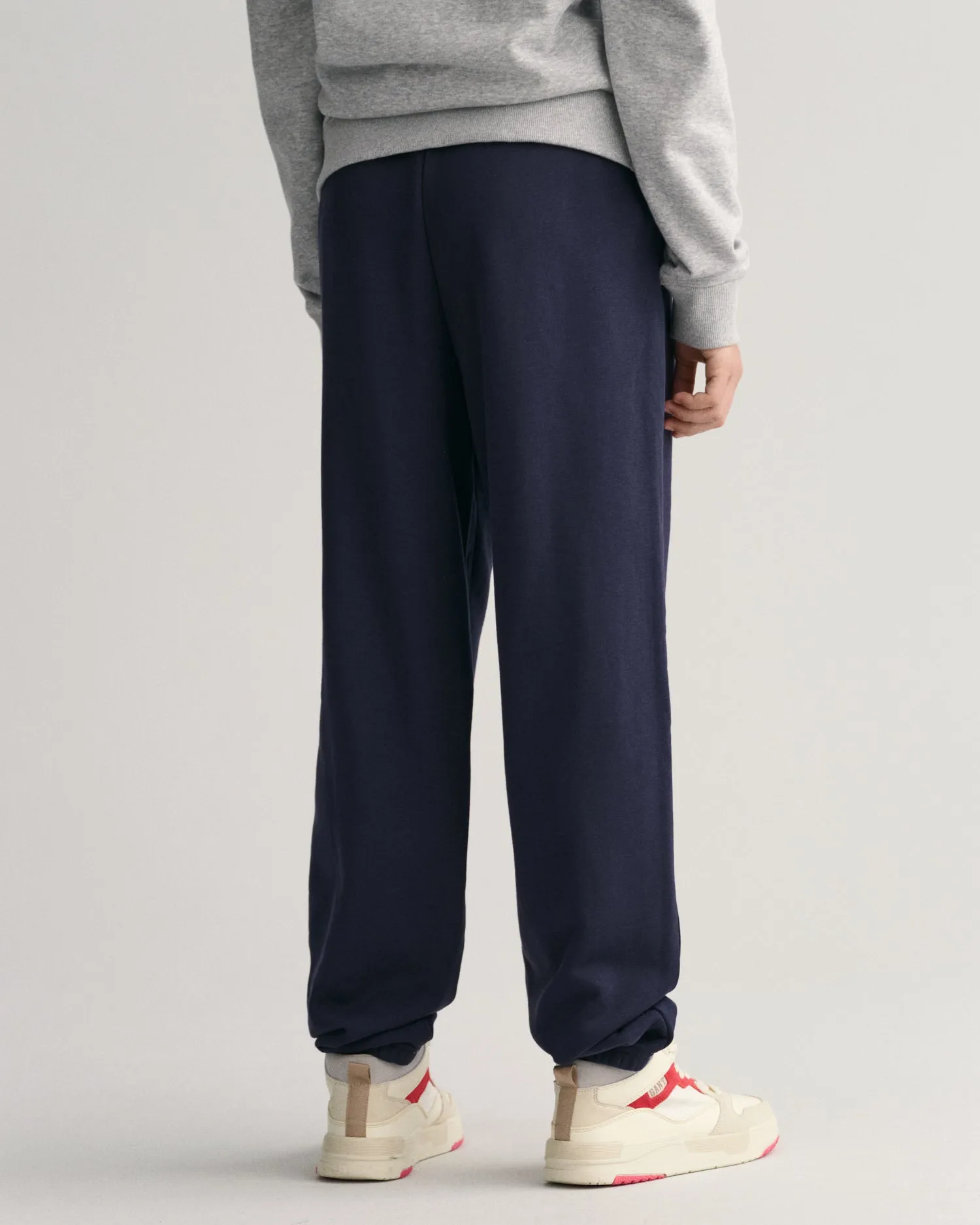 Gant Kids Navy Blue Solid Relaxed Fit Sweatpant