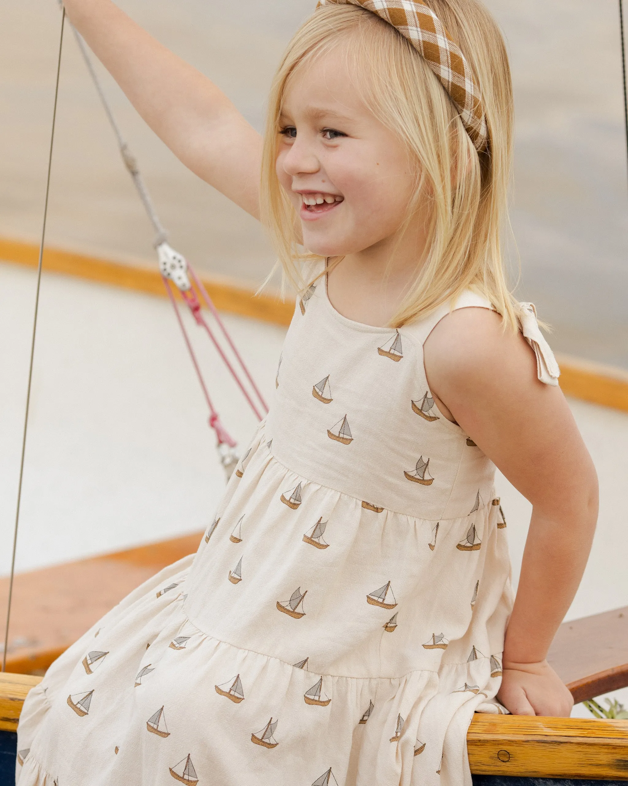 harbor dress || sailboats
