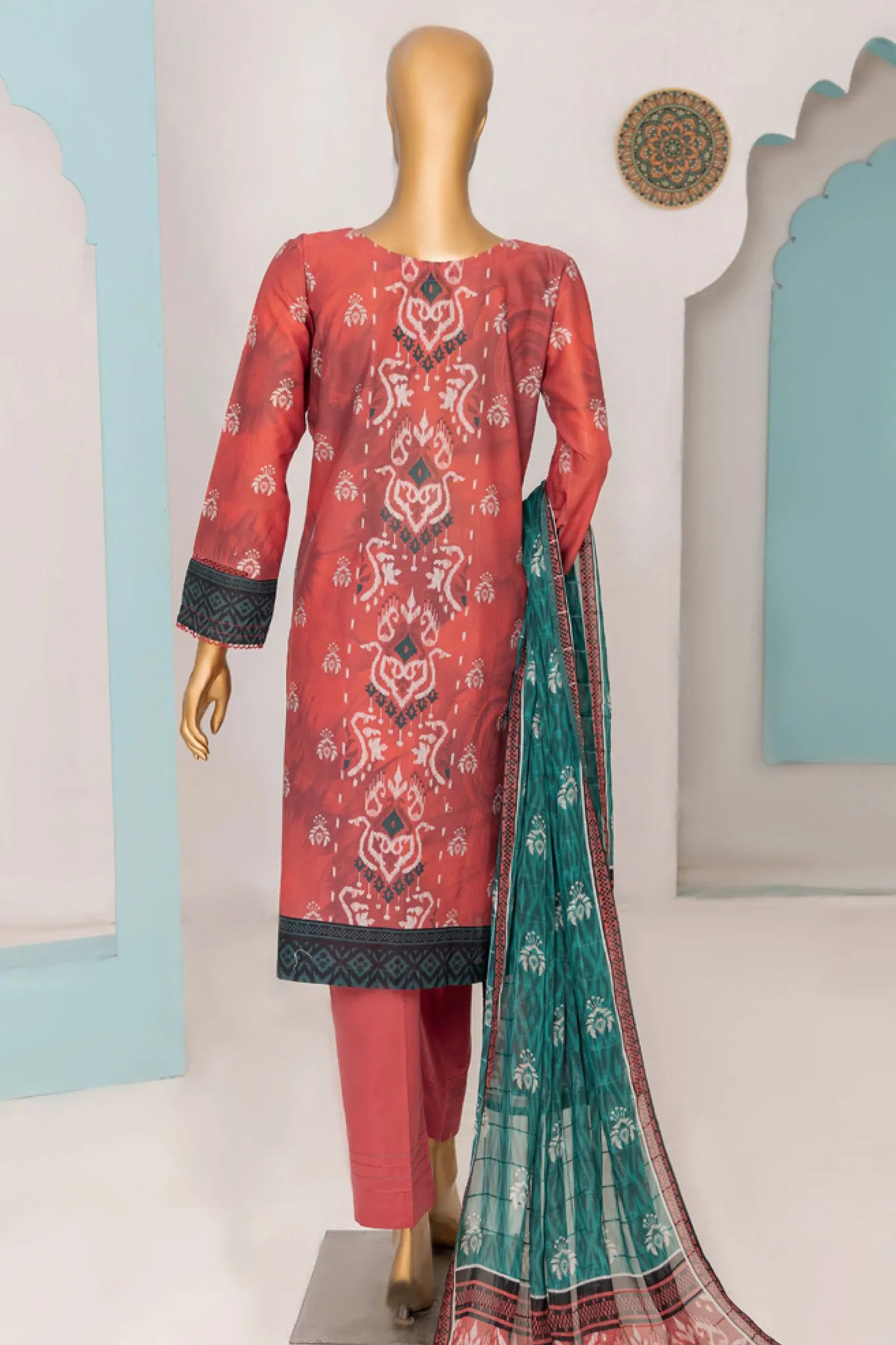 HZ Printkari Stitched 3 Piece Emb Chikankari Lawn Collection'2024-PLC-410