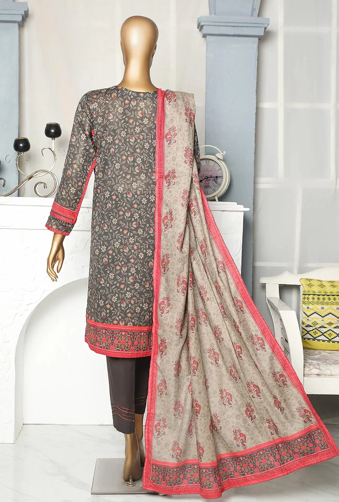 Hz Ready To Wear Printed Lawn Vol-02 Collection'2023-PSC-2341