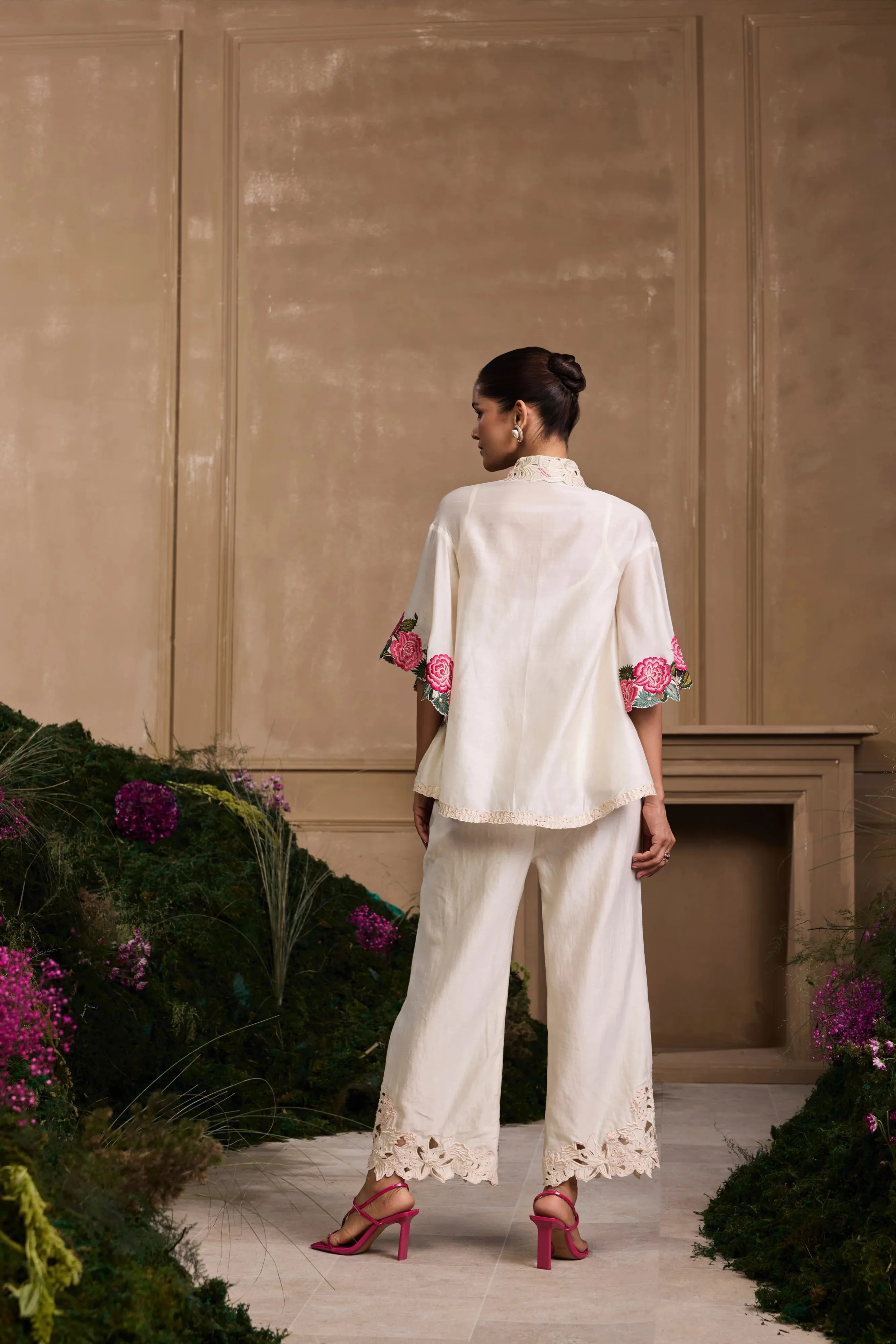 IVORY ROSE SHIRT & PANTS