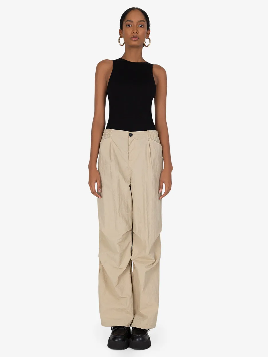 Julia Khaki Parachute Pants