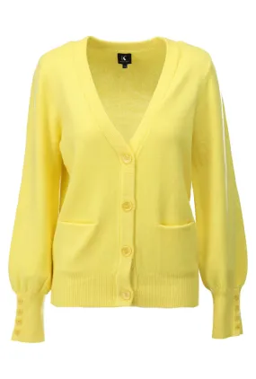 K-design - Cardigan met V-hals en zakjes (A830Goldfinch)