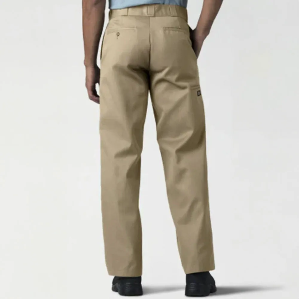 Khaki Loose Fit Double Knee Work Pants | DICKIES 85283KH