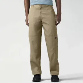 Khaki Loose Fit Double Knee Work Pants | DICKIES 85283KH