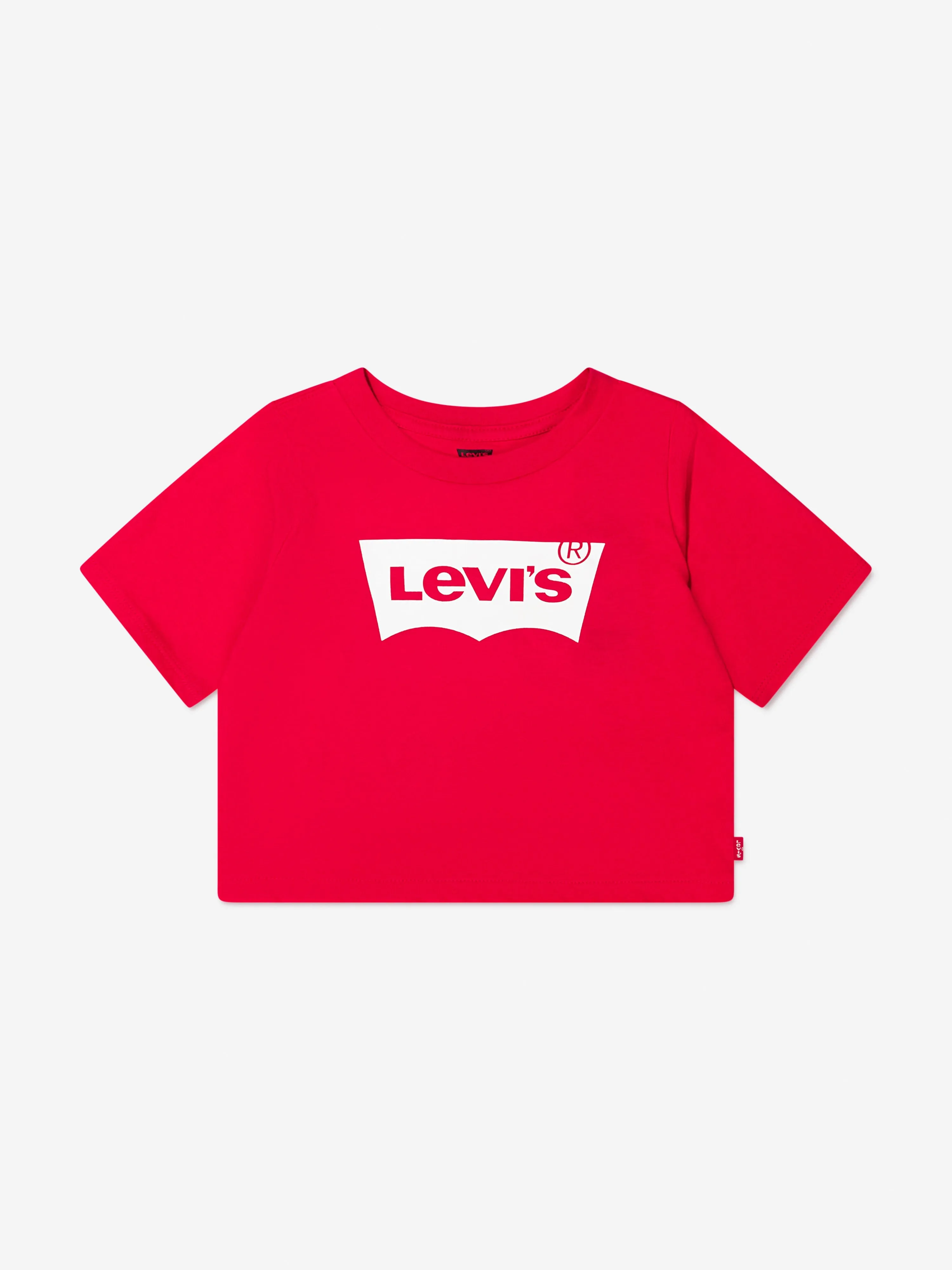 Levi's Wear Girls Light Bright Meet And Greet Crop Top in Red