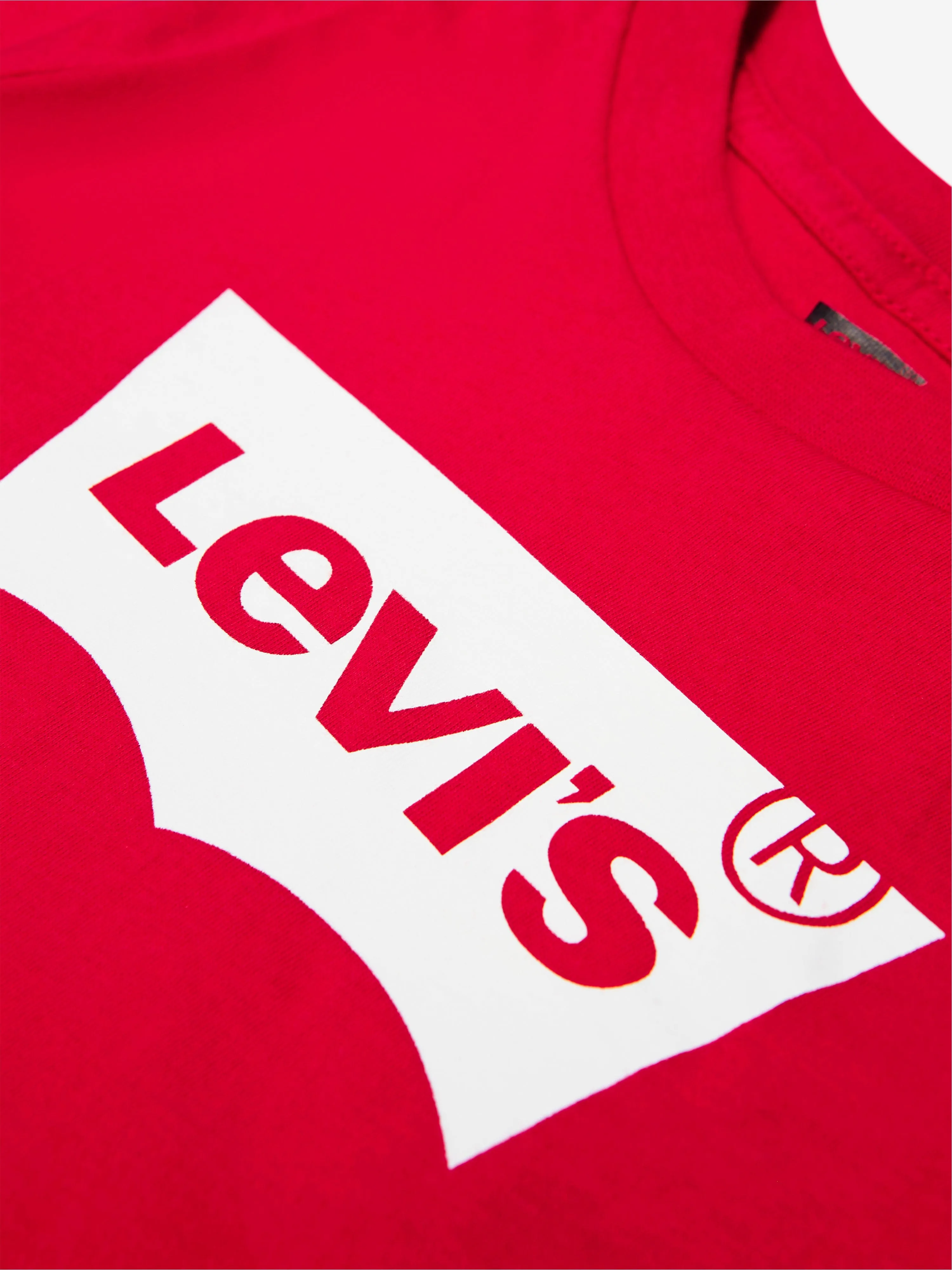 Levi's Wear Girls Light Bright Meet And Greet Crop Top in Red