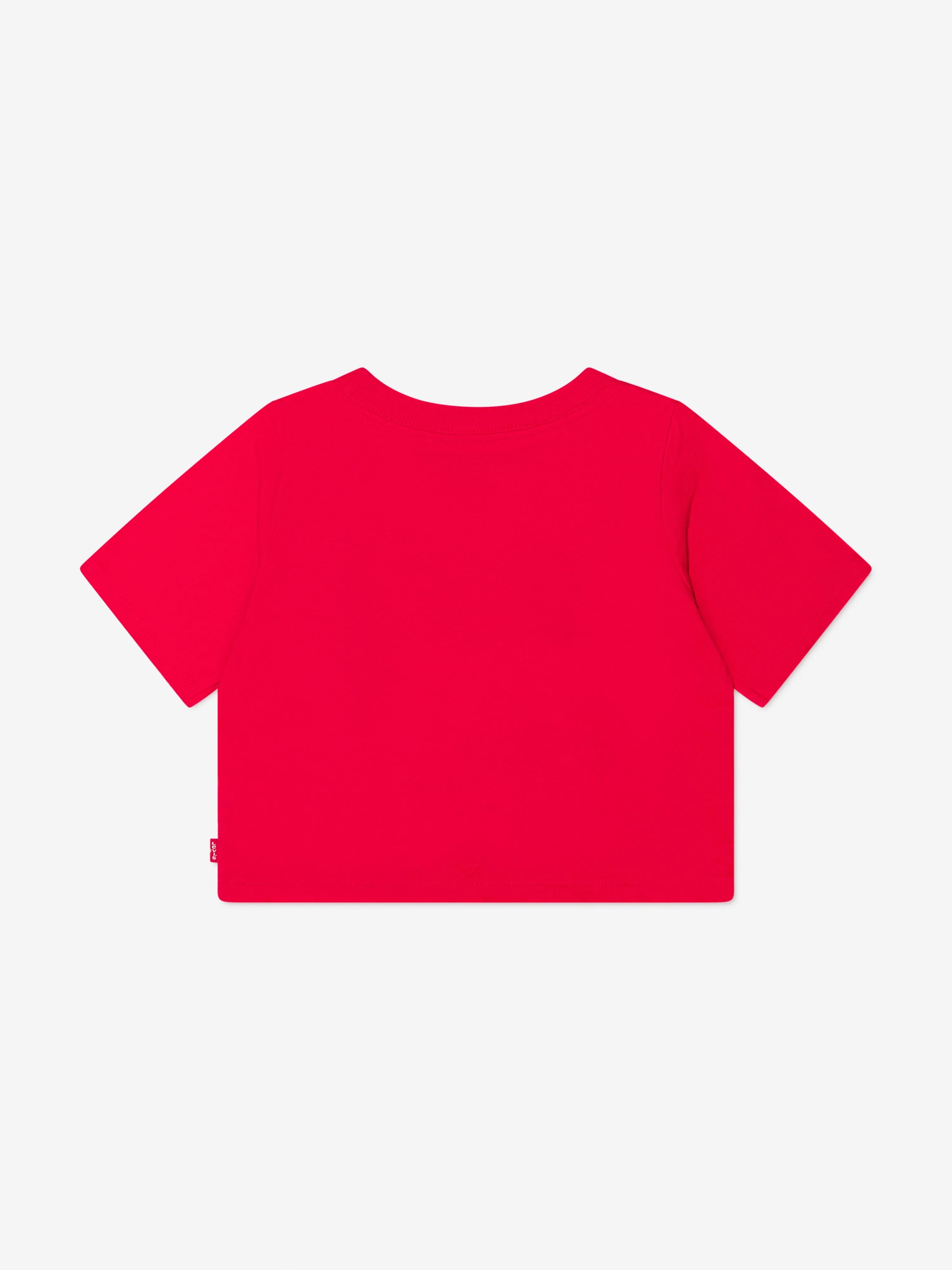 Levi's Wear Girls Light Bright Meet And Greet Crop Top in Red