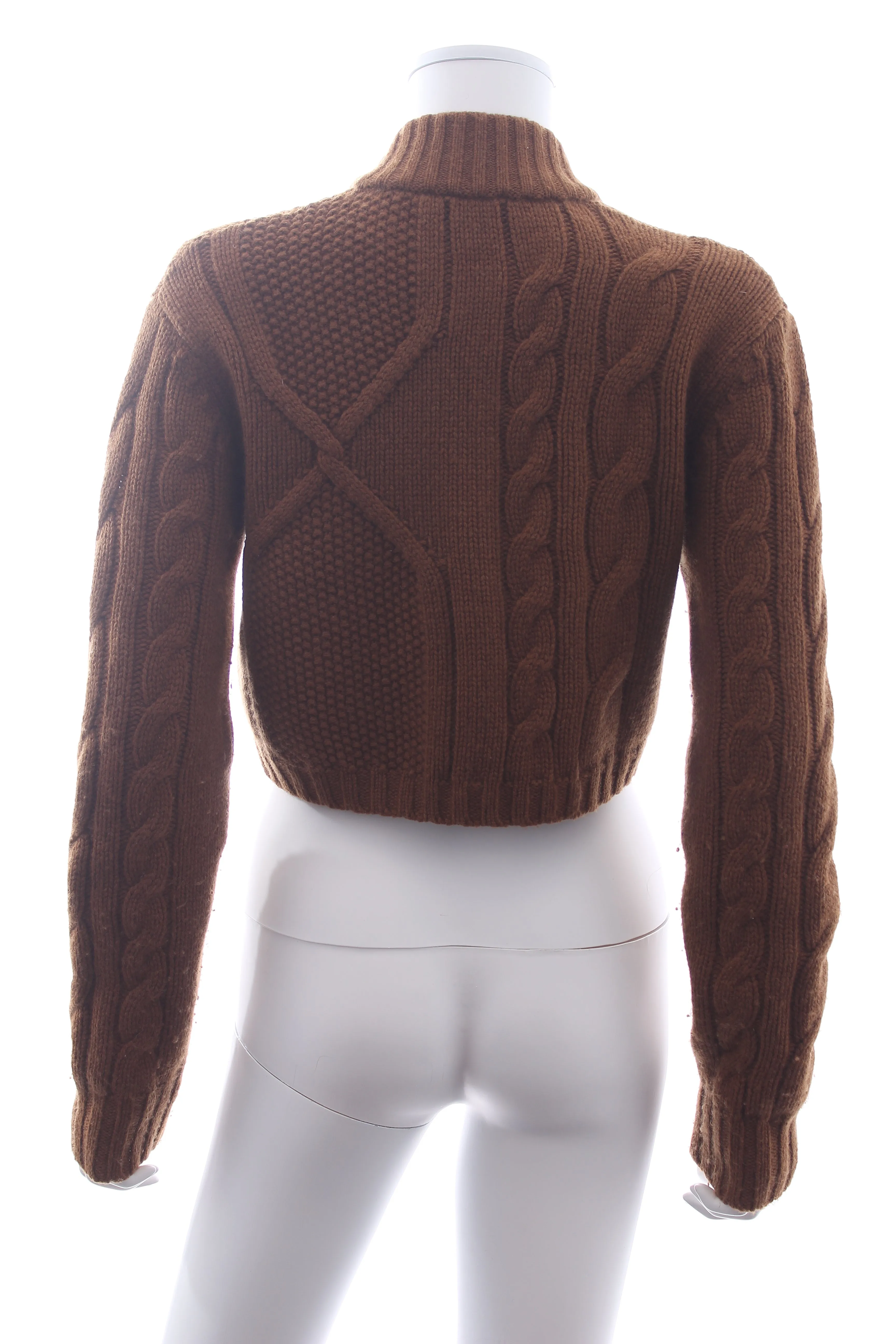 Max Mara Fasto Cropped Cashmere and Wool-Blend Cardigan