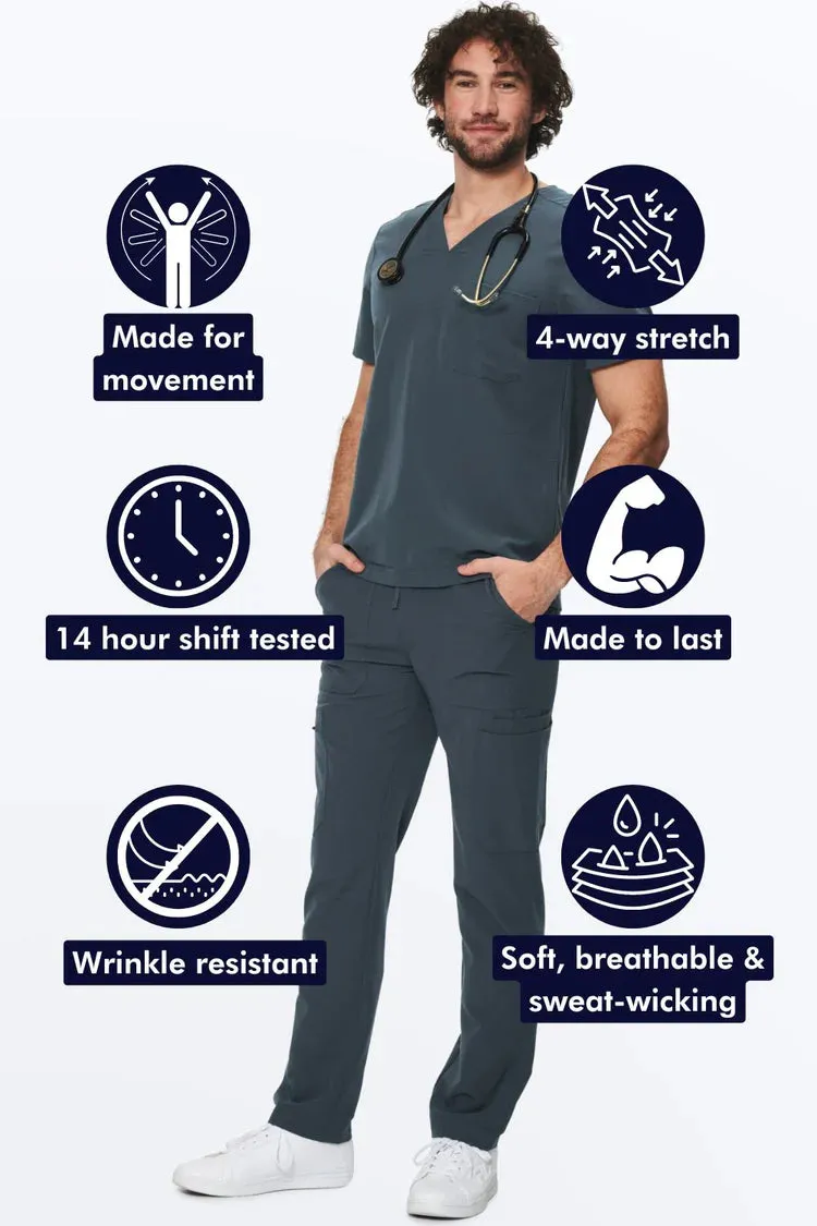 Men's 3-Pocket Scrub Top - XXL