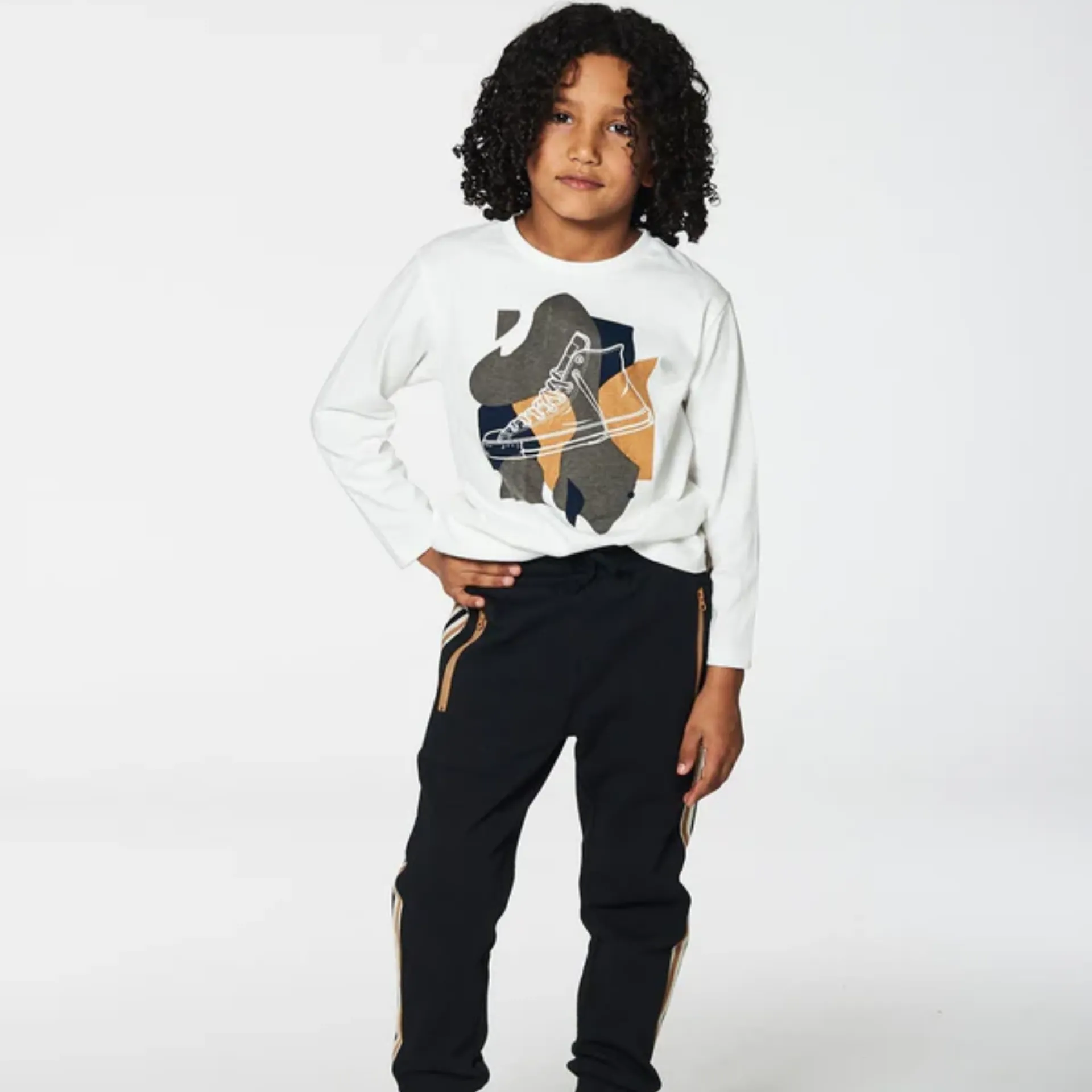 Off White High Top LS Tee