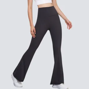 One-Size Flared Yoga Pants - Graphite Grey