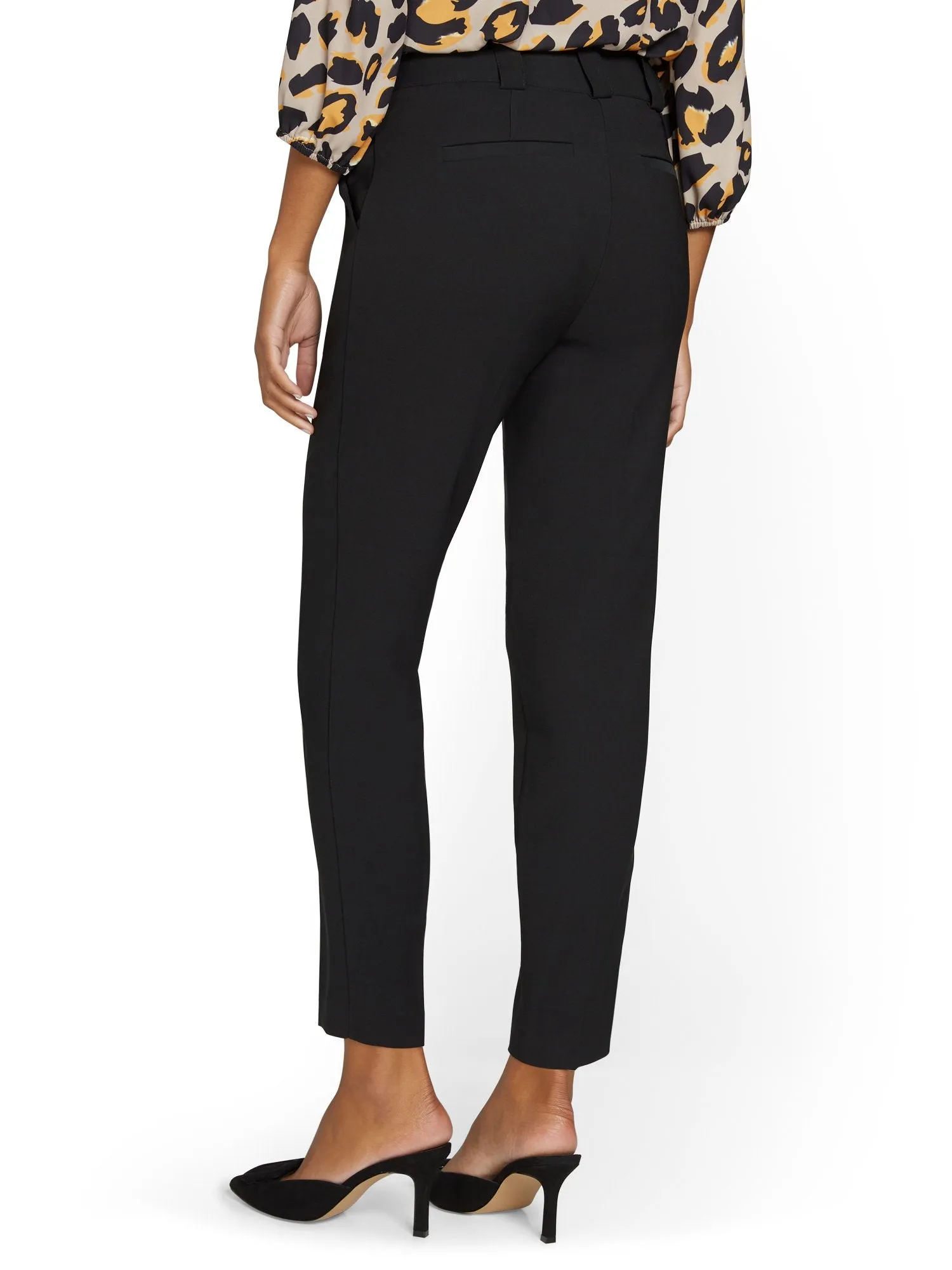 Petite Mid-Rise Ankle Pant - Premium Stretch