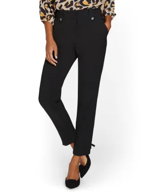 Petite Mid-Rise Ankle Pant - Premium Stretch