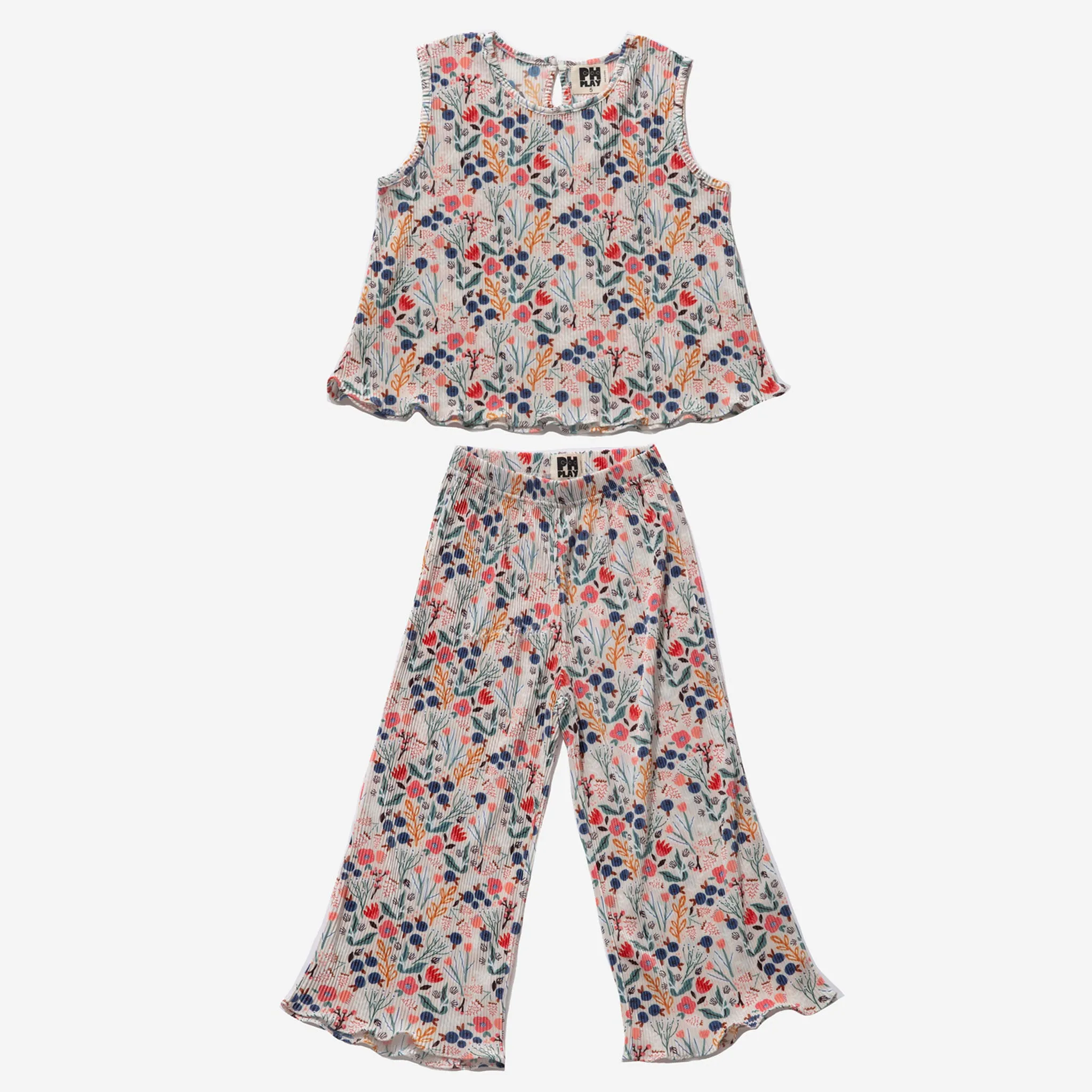Print Pleats Set