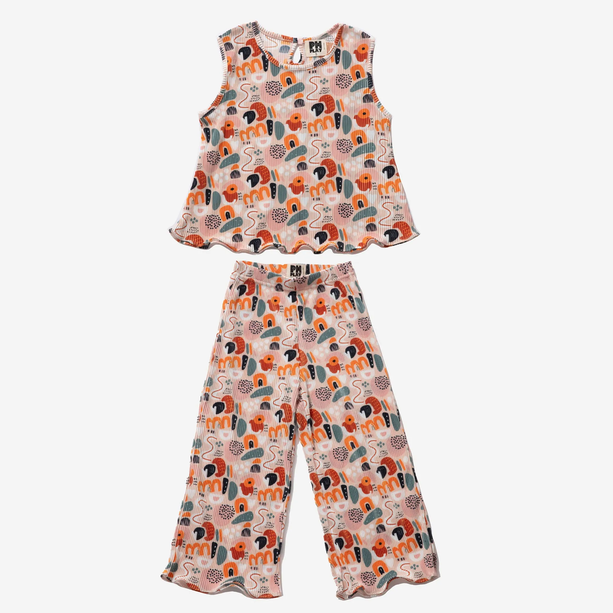 Print Pleats Set