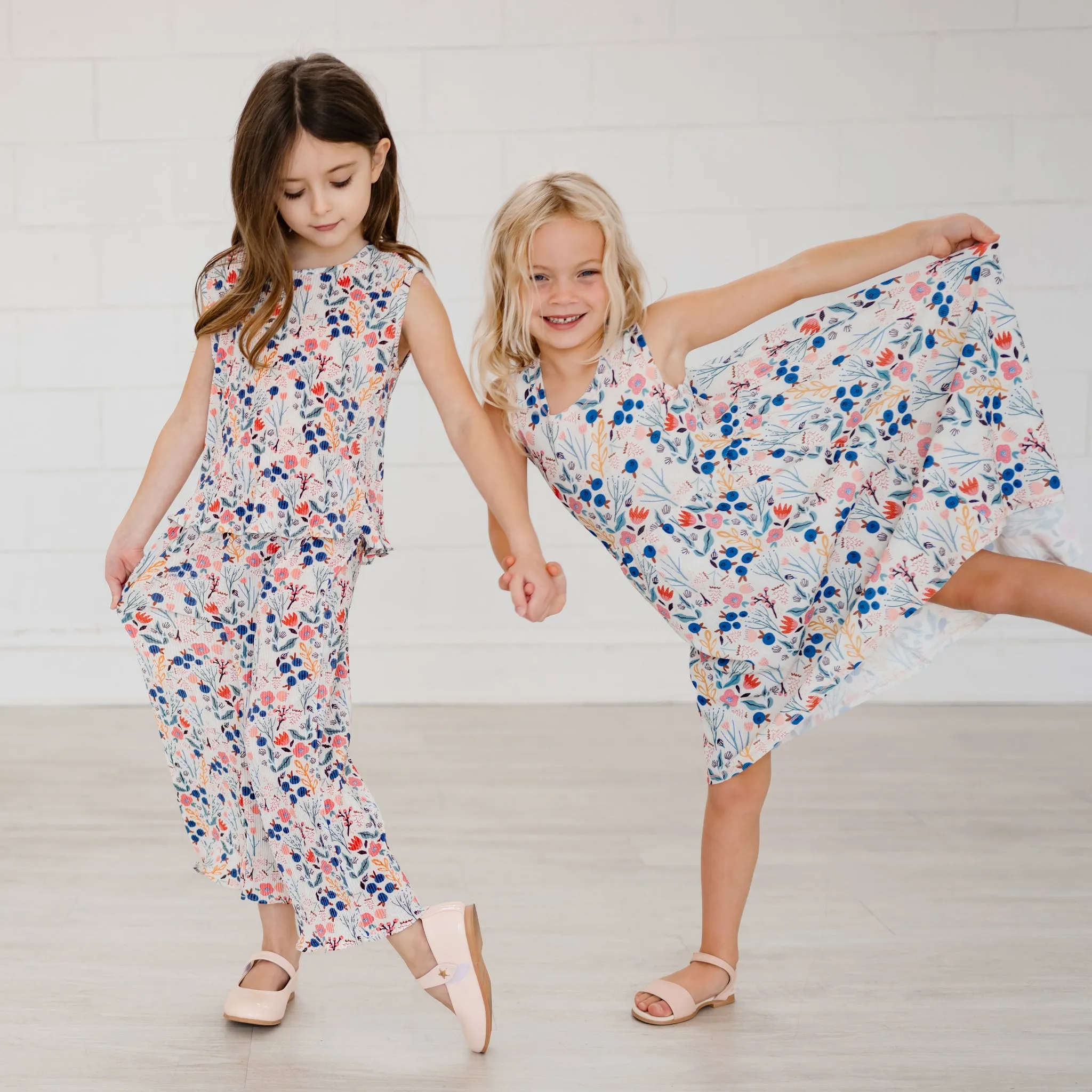 Print Pleats Set