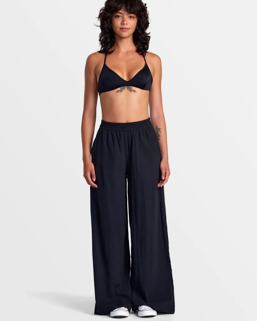 RVCA NEW YUME WIDE LEG PANTS - RGB