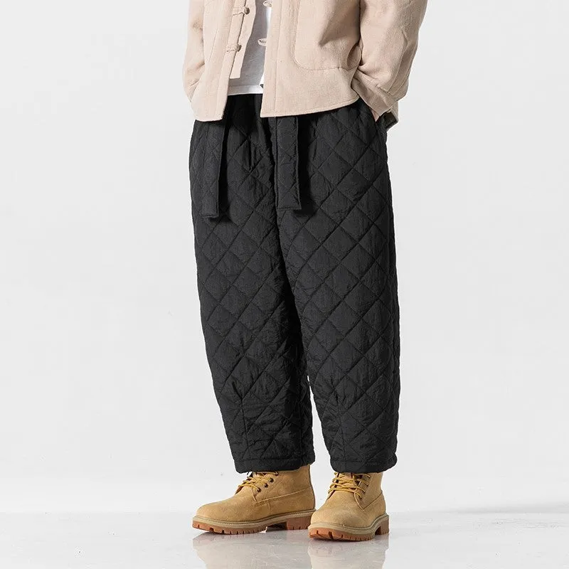 Samoro Quilted Relax Pants