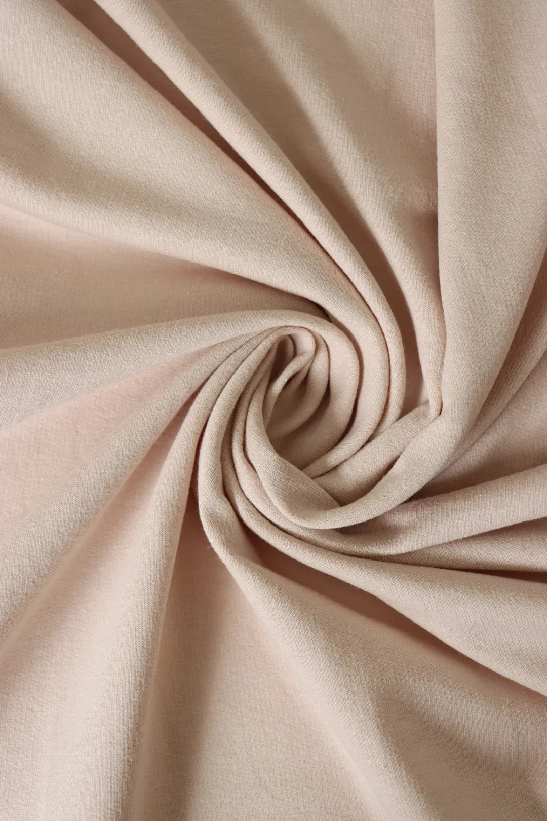 Sand Cotton Spandex French Terry